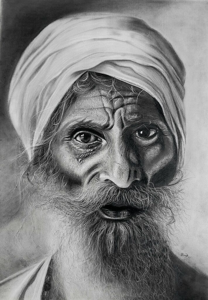 Thousand untold stories in one face.